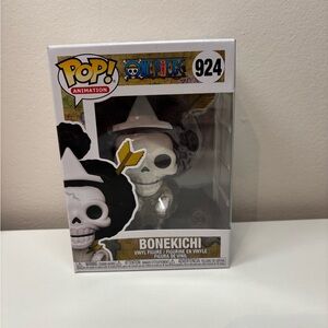 Funko Pop! Animation Bonekichi Figurine - White, Black, Yellow Accents